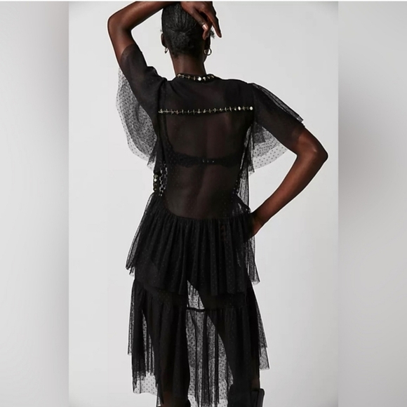 [Free People] Makin’ Magic Maxi Top/Dress Size Small NWT - Picture 3 of 9